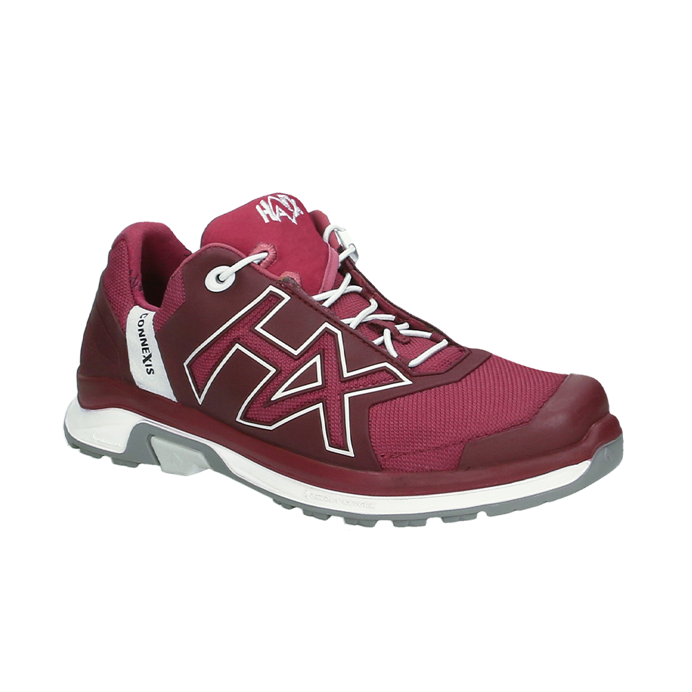 Freizeitschuhe HAIX CONNEXIS Air 2.0 Ws low berry-silver, Größe UK 6.0 / EU 39