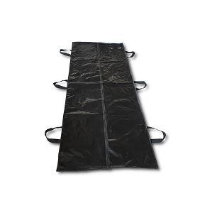 Leichenhülle mit 6 Tragegriffen, PVC-Folie, schwarz