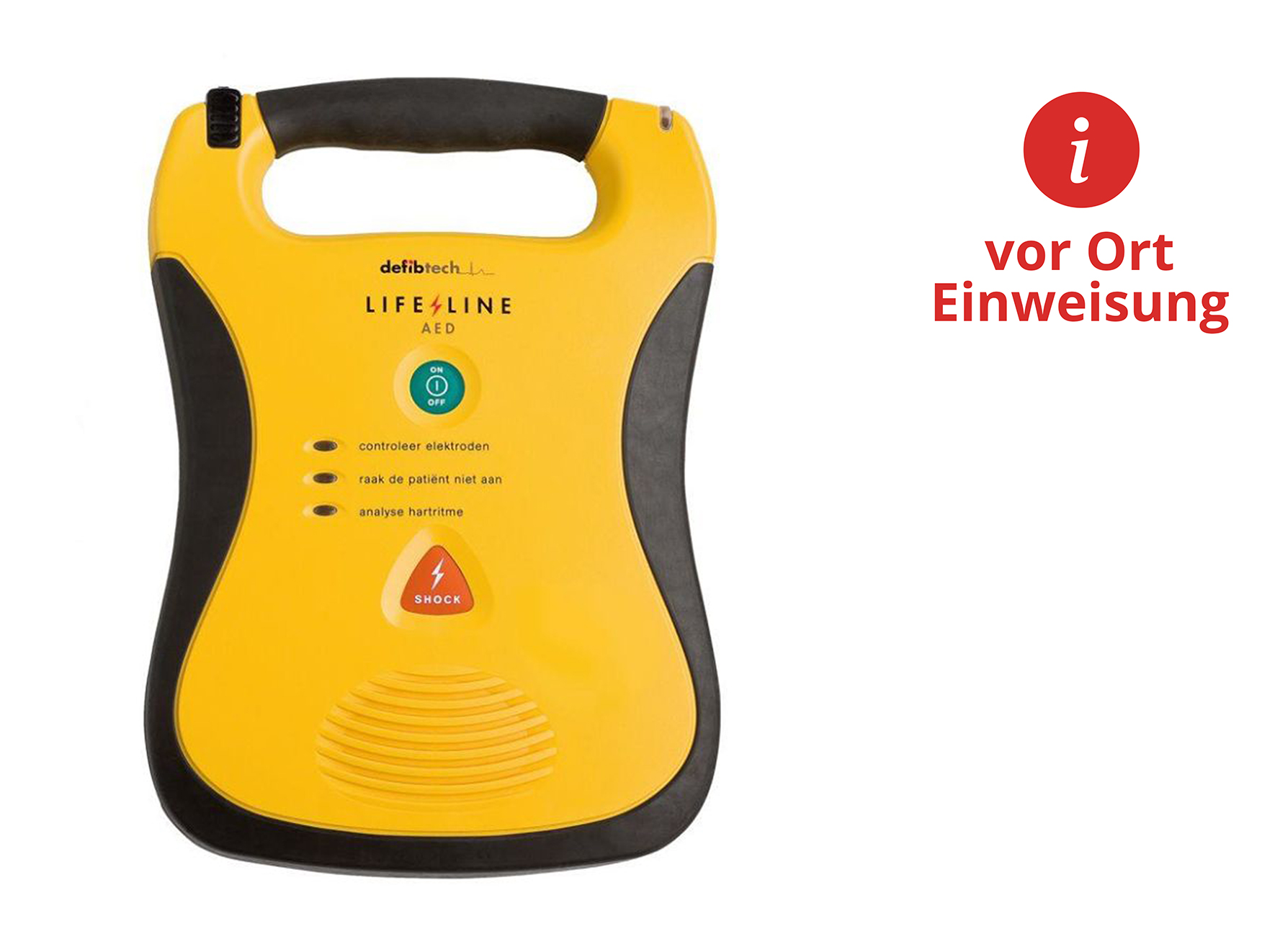 Defibtech AED Defibtech Lifeline, Second Generation (SG), Halbautomat, vor Ort Einweisung