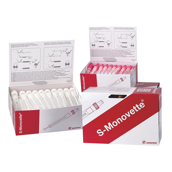 S-Monovetten 9 ml, Serum-Gel, 50 Stück