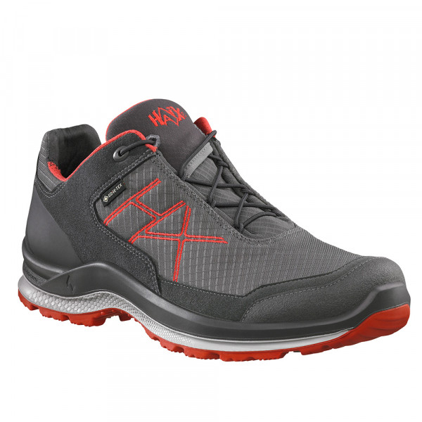 HAIX BLACK EAGLE Adventure 3.0 GTX low/graphite-orange, Größe UK 10.0 / EU 45