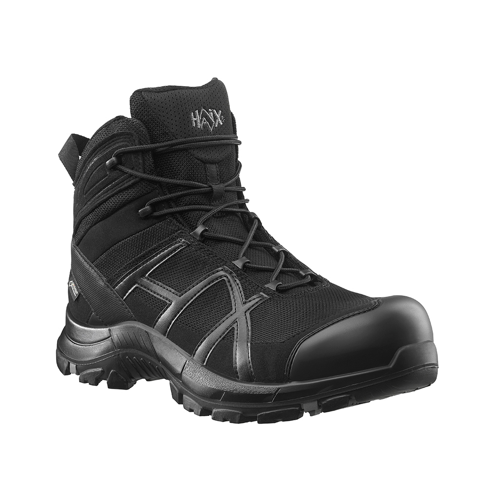 Sicherheitsschuhe HAIX BLACK EAGLE Safety 40 mid/black-black, Größe UK 8.0 / EU 42