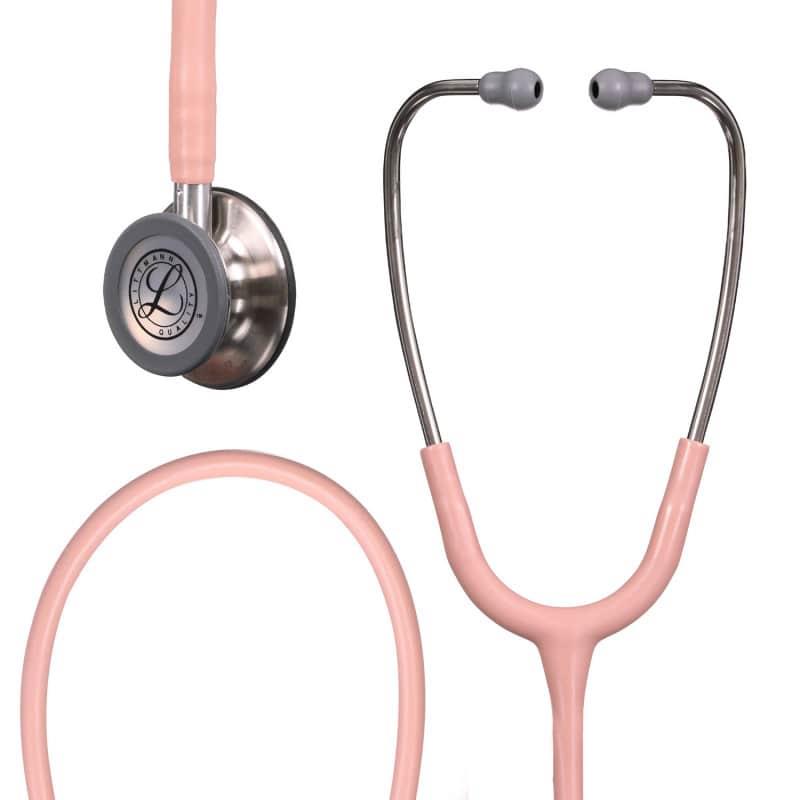 Stethoskop Littmann® Classic III Satin, Champagner-Rosafarbener Schlauch