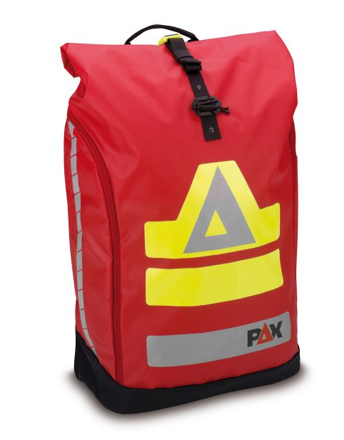 Freizeit Rucksack, PAX ROLLER DAYPACK, rot/gelb
