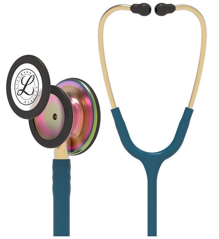 Stethoskop Littmann® Classic III, 69cm, karibikblau, Edition Rainbow, 5807