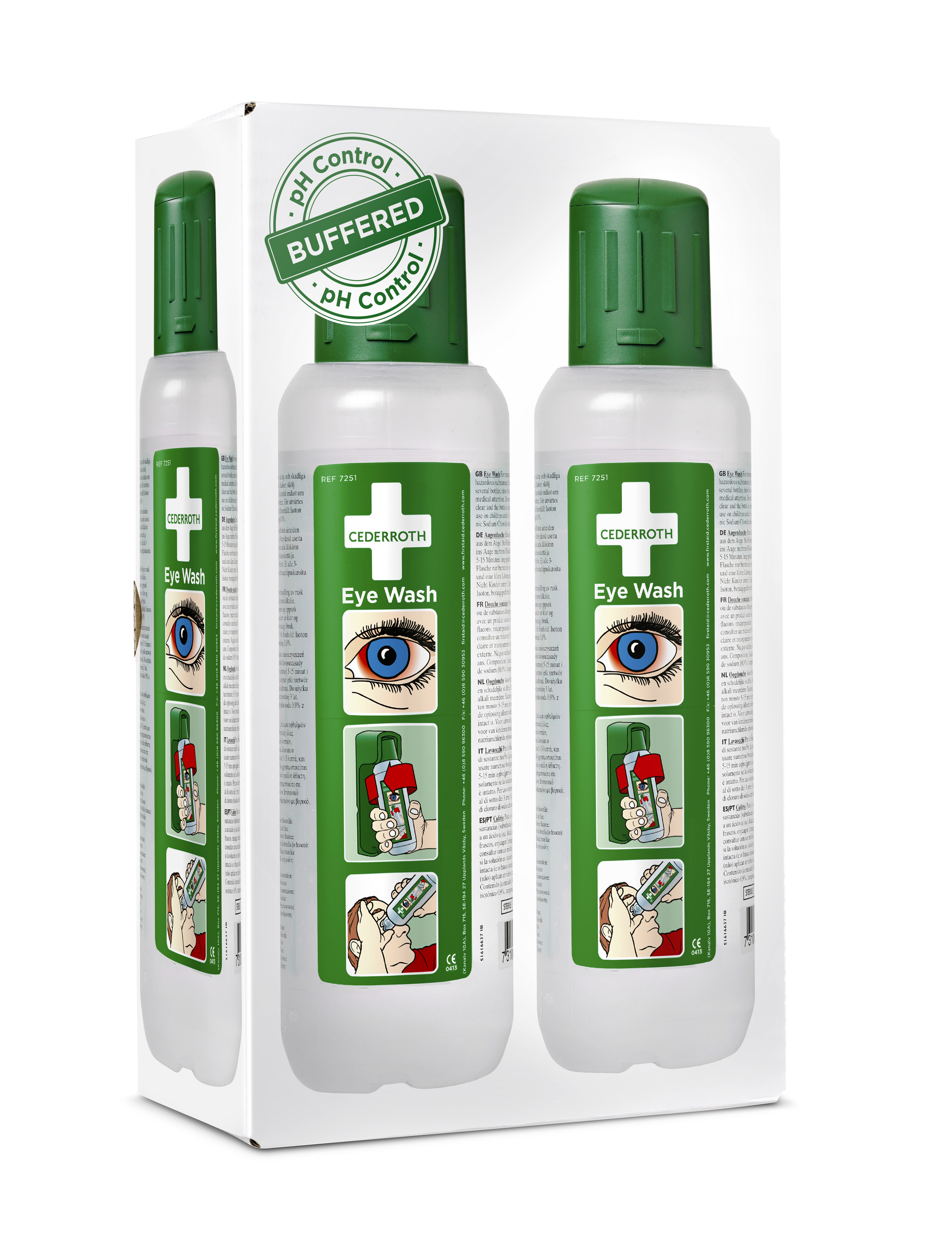 Augenspülflasche Cederroth Eye Wash, 2x 500 ml