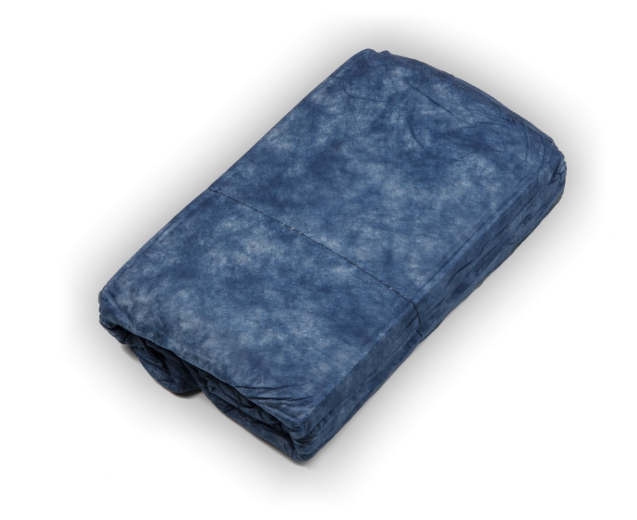 Einmaldecke Rescue Trade, Baumwollfüllung, 190 cm x 110 cm, blau, 600g, 32 Stück