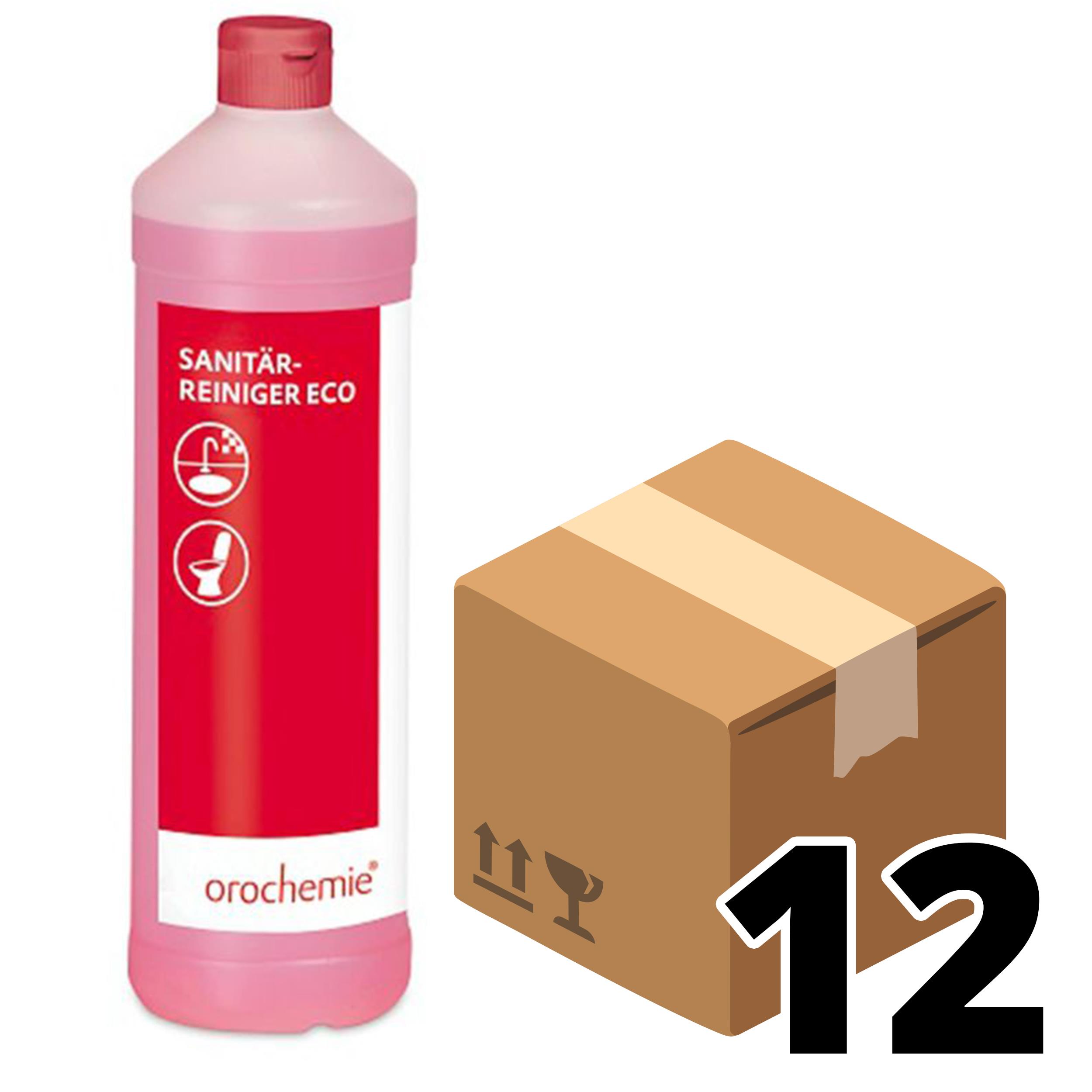 Sanitärreiniger orochemie® eco, 1.000 ml, Karton à 12 Stück