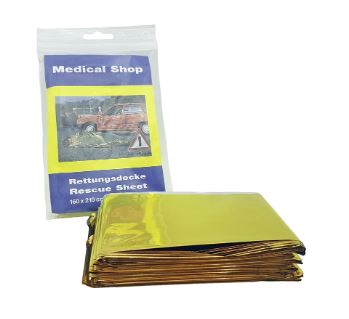 Rettungsdecke YPSISAVE, Holthaus, silber/gold, Kartonabnahme möglich