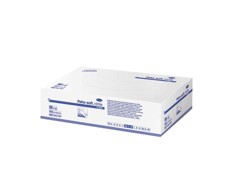 Einmalhandschuhe Peha-soft®-Nitril fino, puderfrei, blau, Größe M, 150 Stück