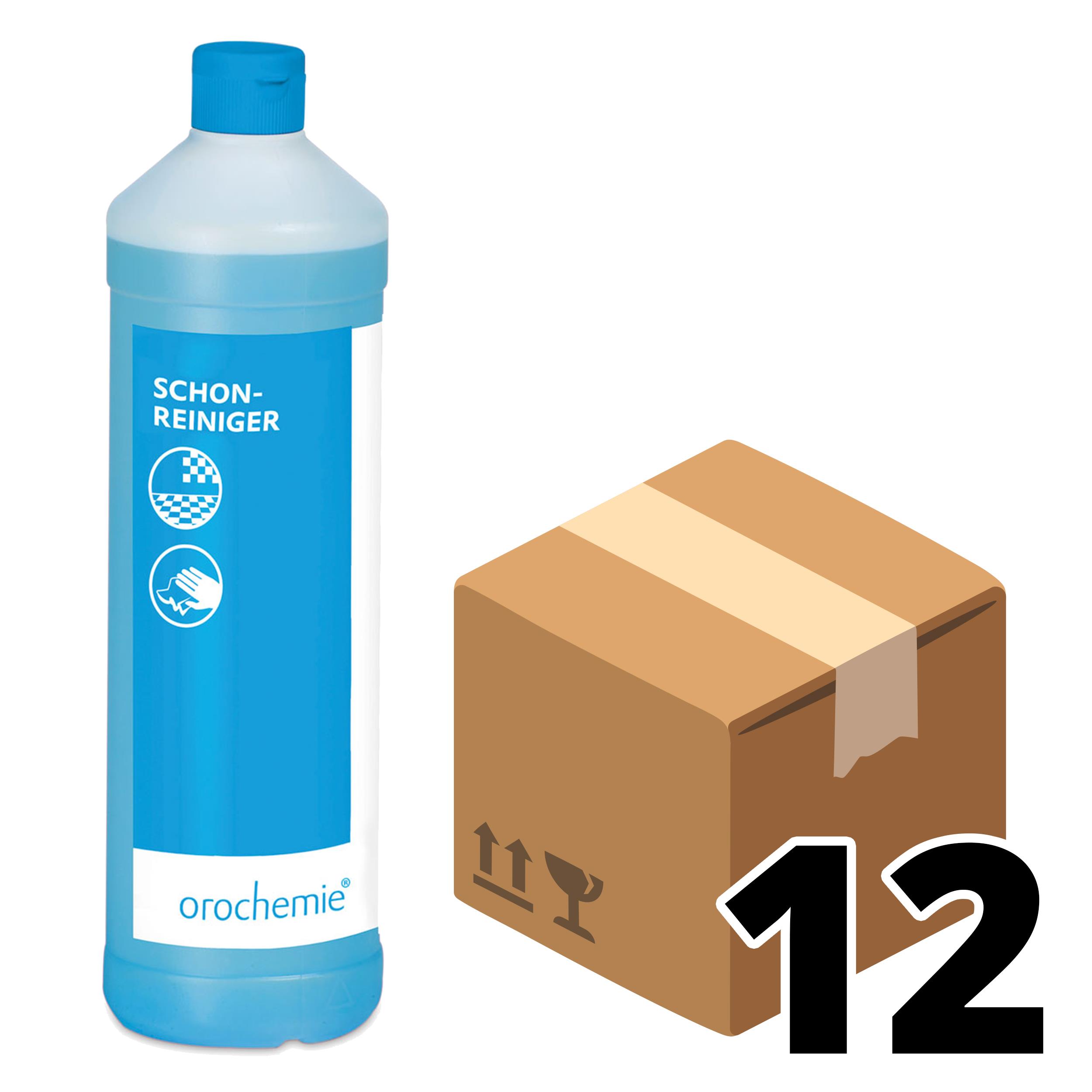 Desinfektionsmittel Fläche, orochemie® Schonreiniger, 1.000 ml, Karton à 12 Stück