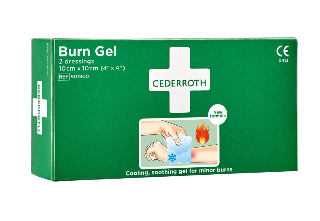 Kompresse Burn Gel, 10 x 10 cm, 2 Stück