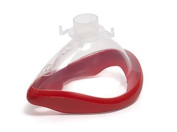 Beatmungsmaske Intersurgical® ClearLite, Größe 6, rot