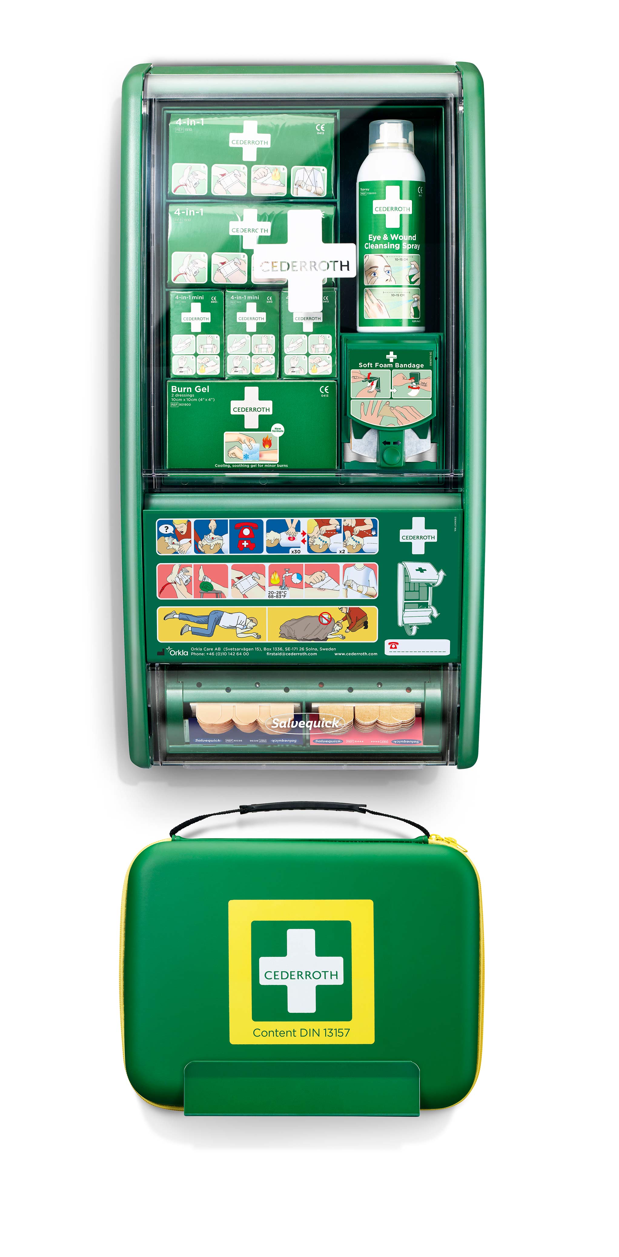 Erste-Hilfe-Station DIN 13157 Cederroth First Aid Station Set DIN 13157