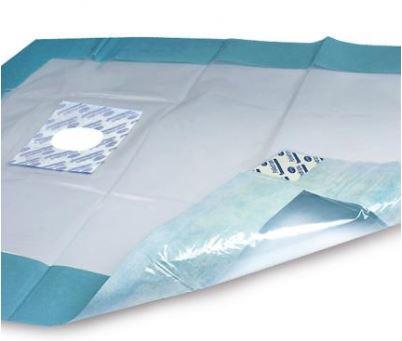 Lochtuch Foliodrape® Protect, grün, 45 x 75 cm, einzeln, steril verpackt