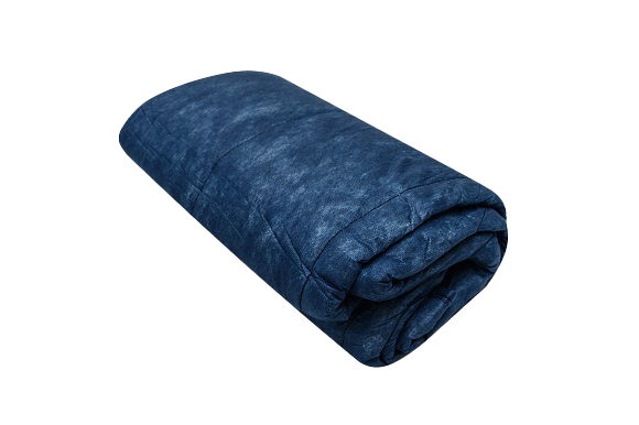 Einmaldecke Rescue Trade, Baumwollfüllung, 190 cm x 110 cm, blau, 500g, 40 Stück