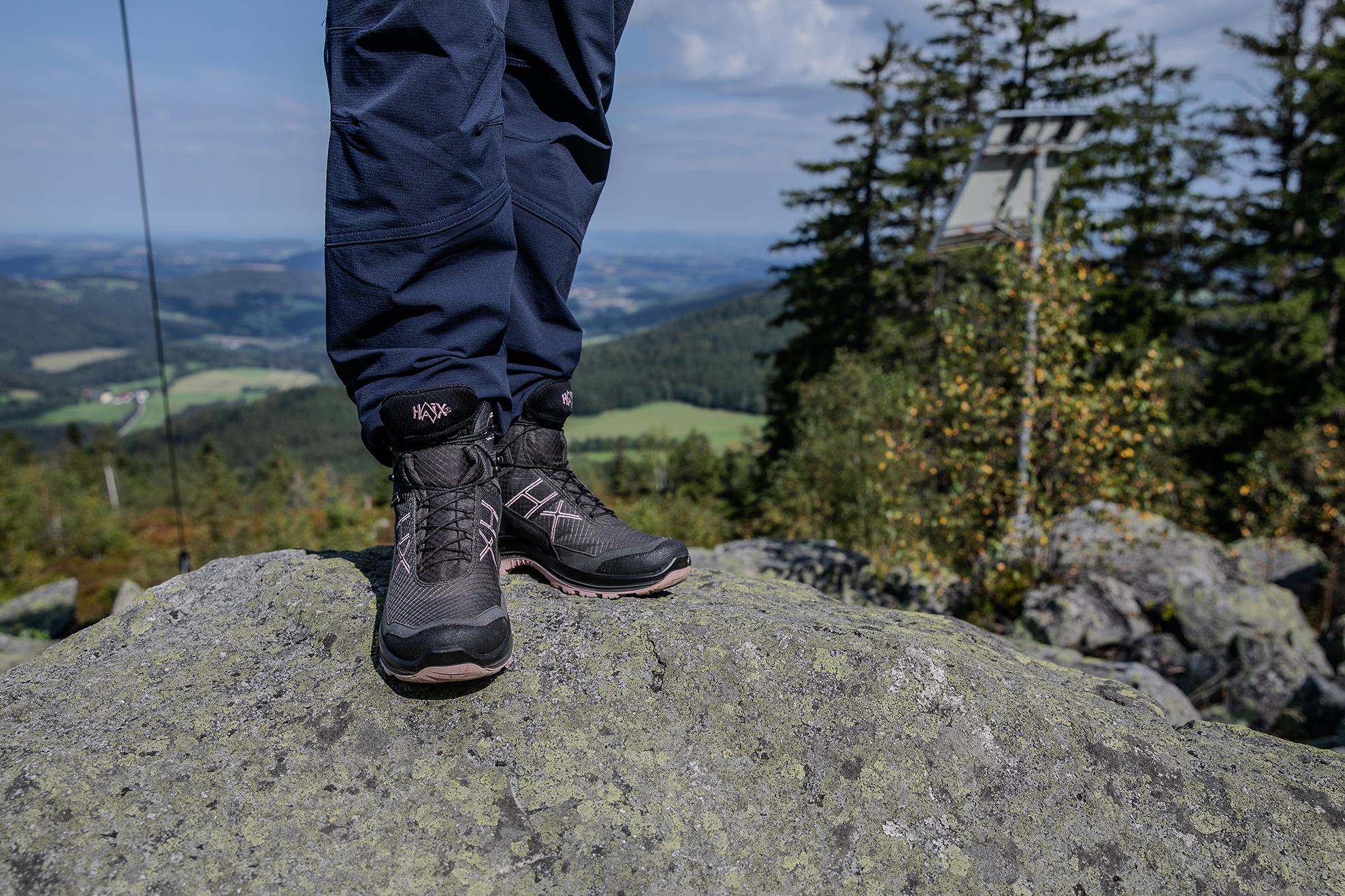 HAIX Freizeitschuh HAIX BLACK EAGLE Adventure 3.0 GTX Ws mid/urban-rose, Größe UK 6.0 / EU 39