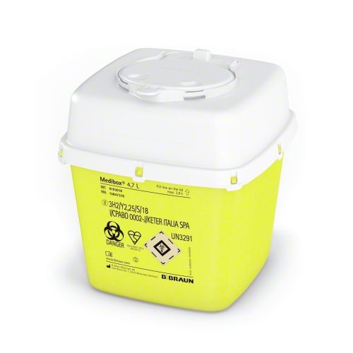 Kanülensammler Medibox® B.Braun, 4,7 Liter