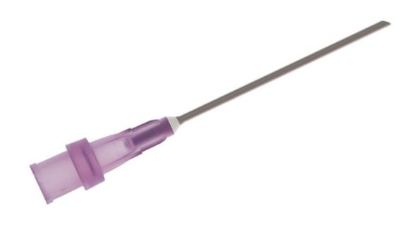 Einmalkanüle mit Filter, 18G / 38 mm, fliederfarben, 100 Stück