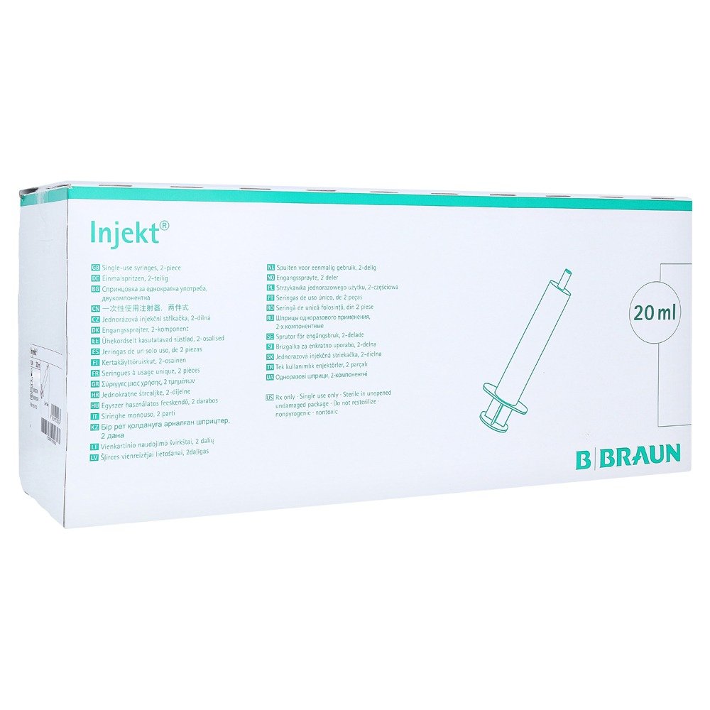 Einmalspritze Injekt® 20 ml, B.Braun, 100 Stück