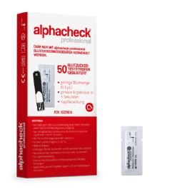 Teststreifen für alphacheck professional NFC, einzeln geblistert, 50 Stück