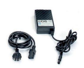 Netzteil mit EURO-Stecker und Kabel für LUCAS 2 und 3, 220 Volt