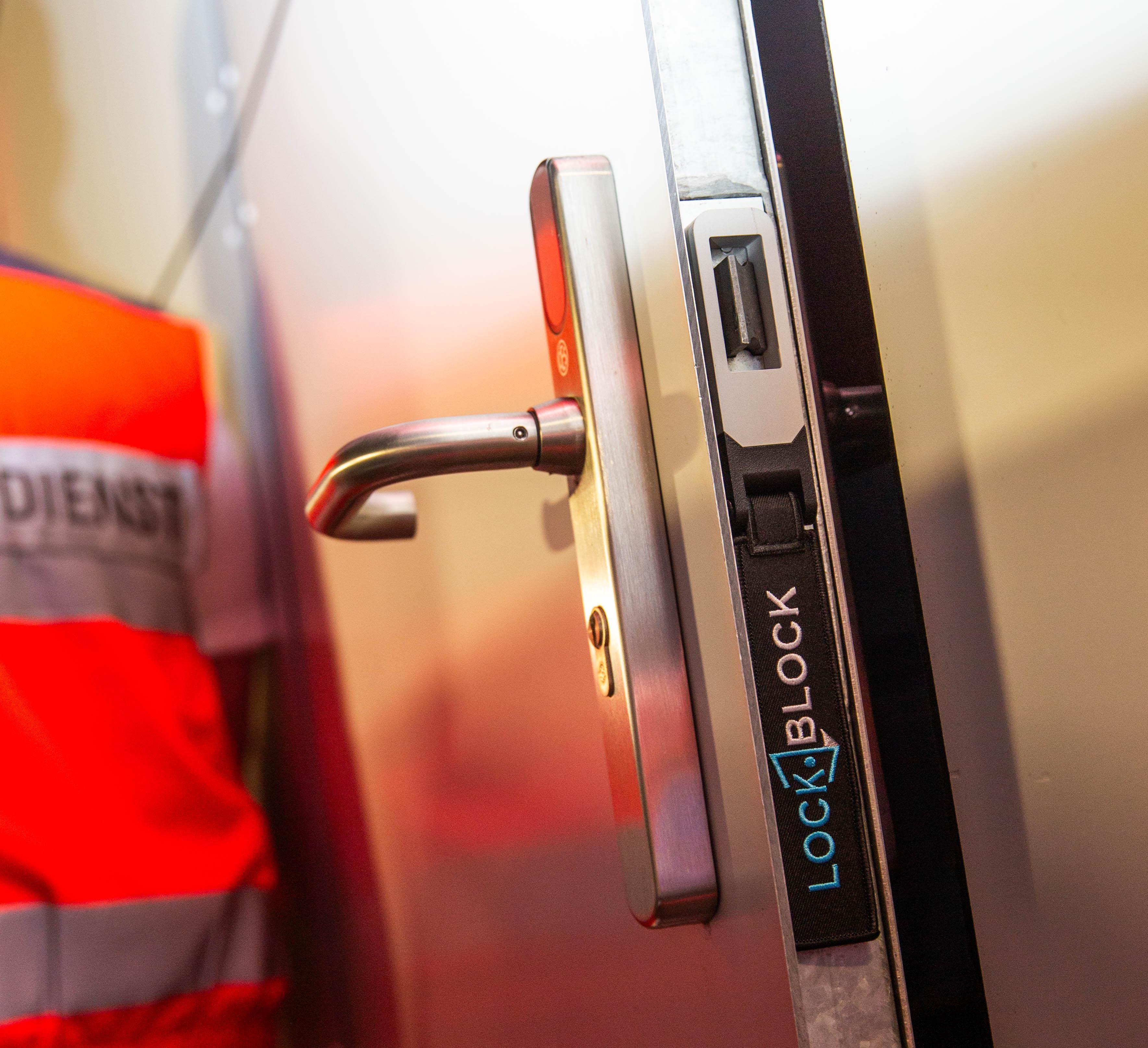Türblocker LOCKBLOCK, Rettungsdienst