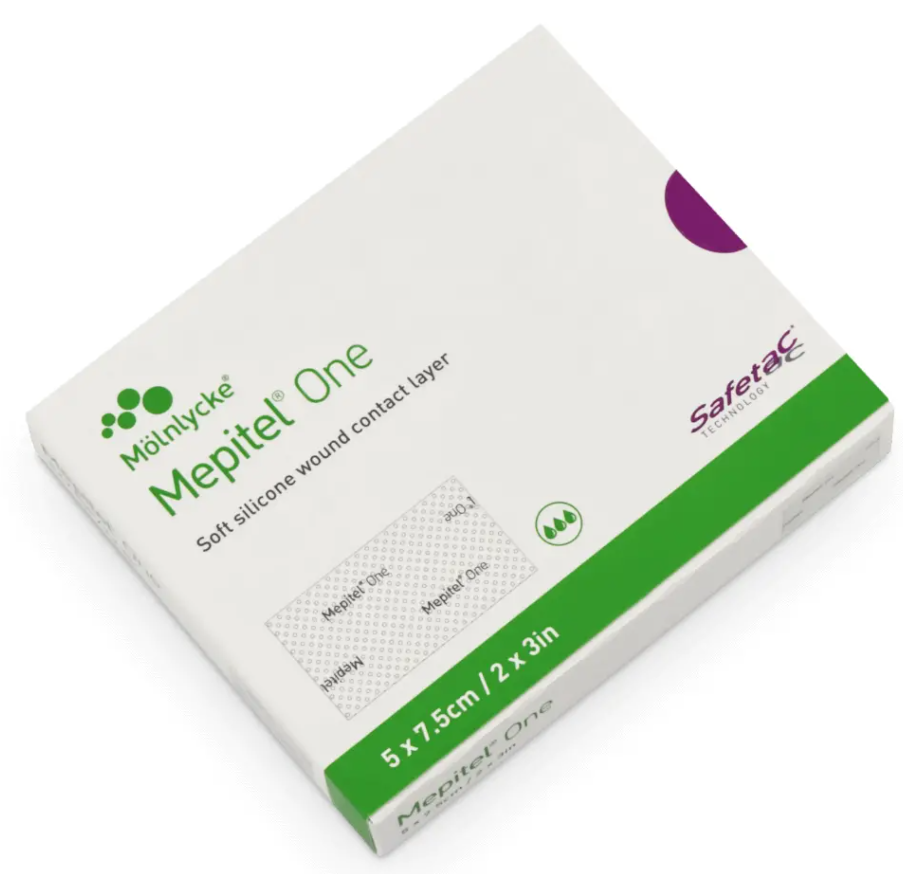 Mepitel One Silikon Netzverband 5 x 7,5 cm, 10 Stück