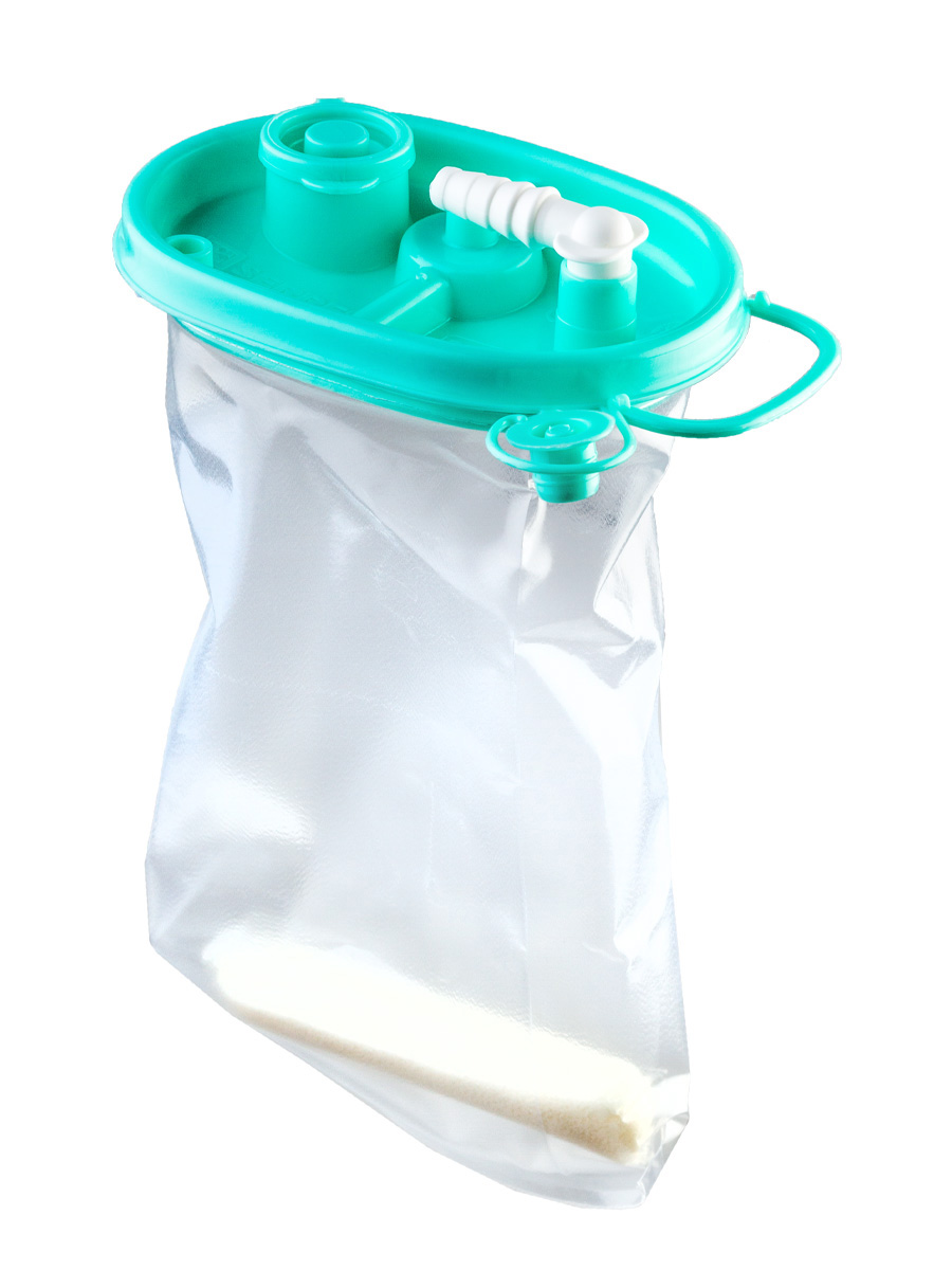 Einweg-Absaugbeutel Serres mit Geliermittel, Intersurgical® 1.000 ml, einzeln