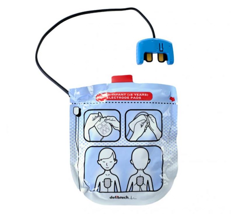 Therapieelektroden Defibtech Lifeline VIEW/ECG/PRO, DDP-2002, Kinder
