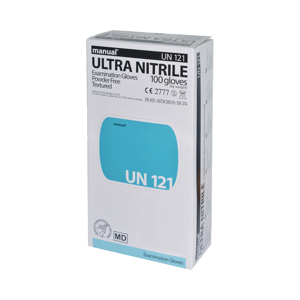 Einmalhandschuhe Manual Nitril UN 121, puderfrei, 100 Stück