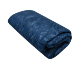 Einmaldecke Rescue Trade, Baumwollfüllung, 190 cm x 110 cm, blau, 300g, 54 Stück
