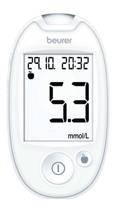 Blutzuckermessgerät Beurer GL44 mmol/l, weiß