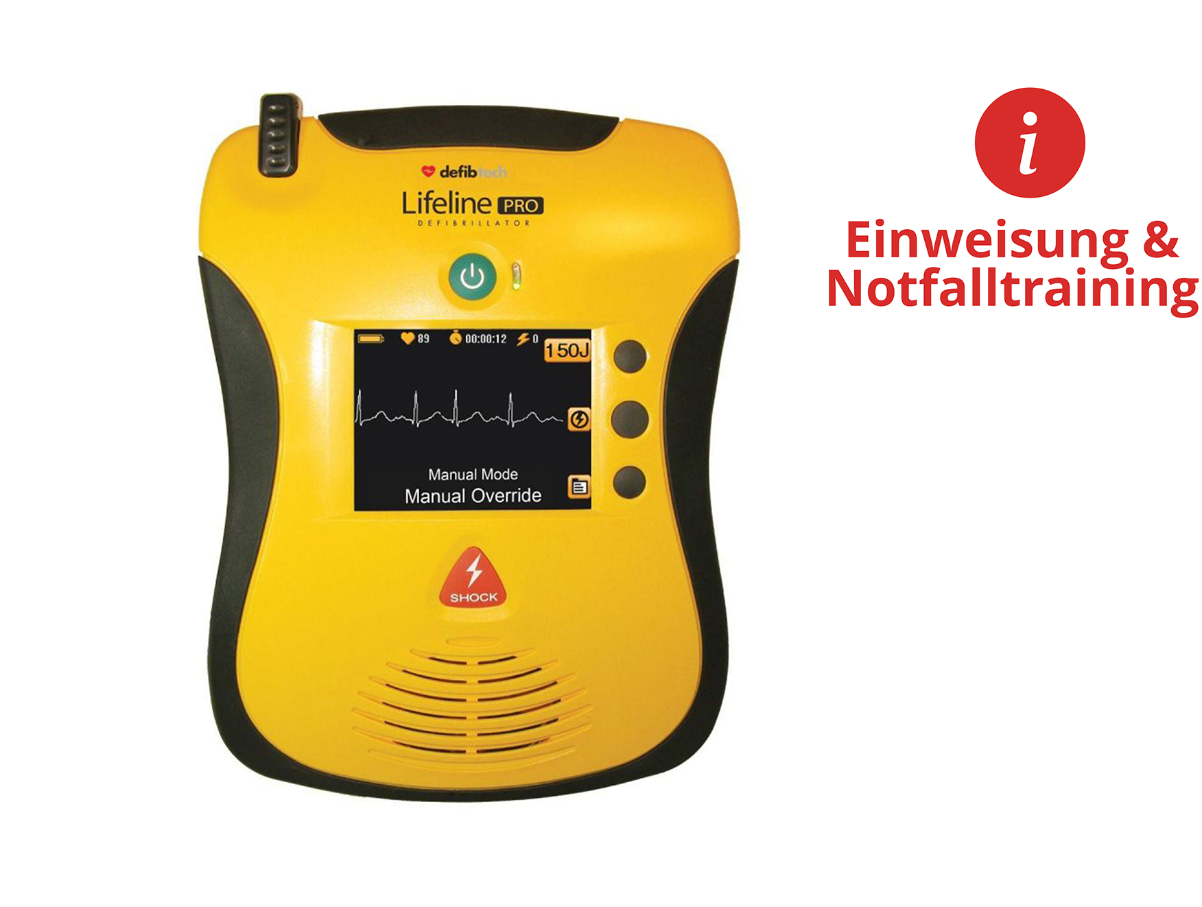 Defibtech AED Defibtech Lifeline PRO, Halbautomat, Notfalltraining inkl. Einweisung