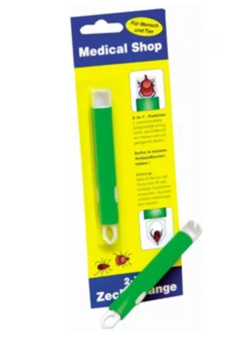 Zeckenzange, 2-in-1