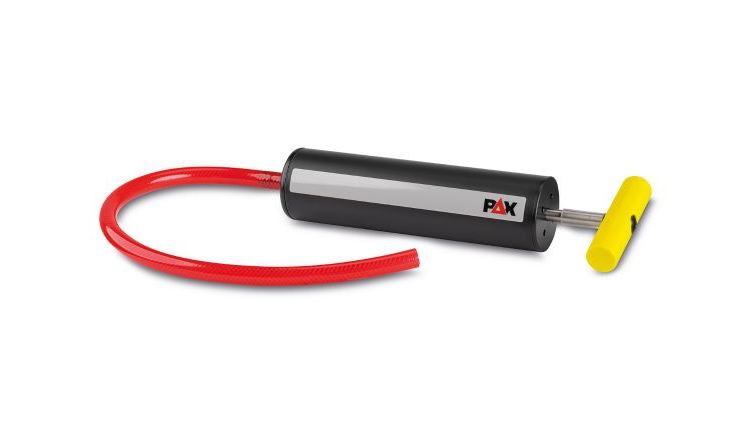 Vakuumpumpe PAX, Handgriff mit Schlauch
