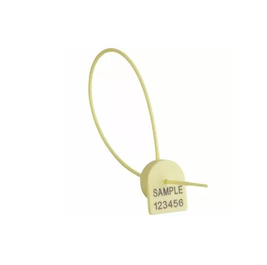 Versiegelungssystem Durchziehplombe Mini-Seal, gelb