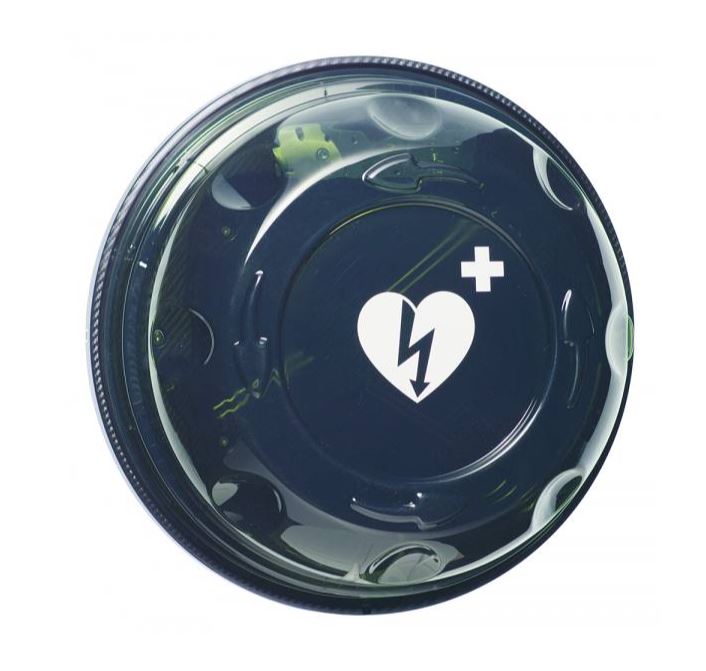 Abverkauf: ROTAID AED-Wandschrank ROTAID Solid Plus, innen/außen, transparent/grün, mit Alarmfunktion