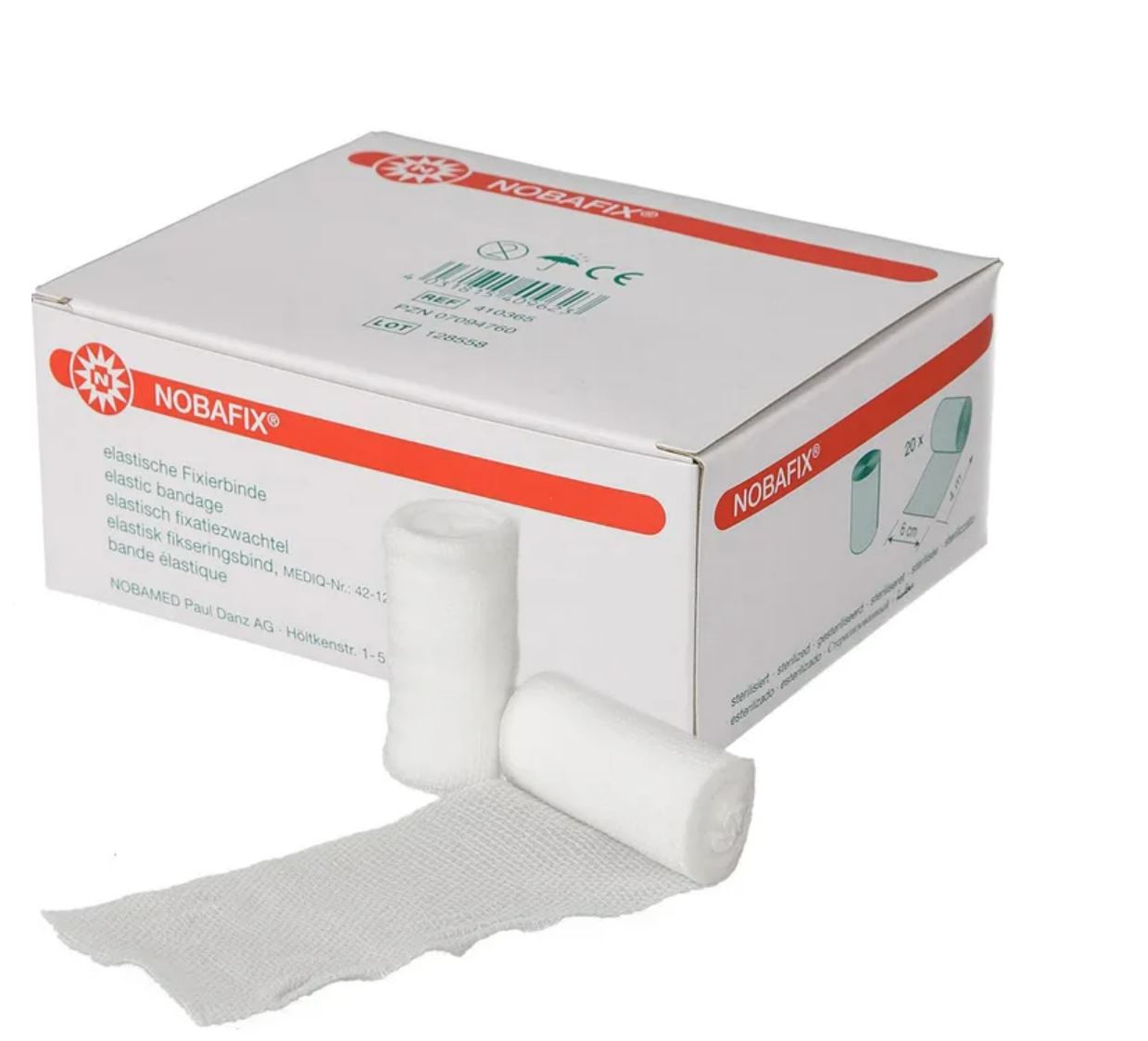 Fixierbinde NOBAMED Nobafix®, 6 cm x 4 m, 20 Stück