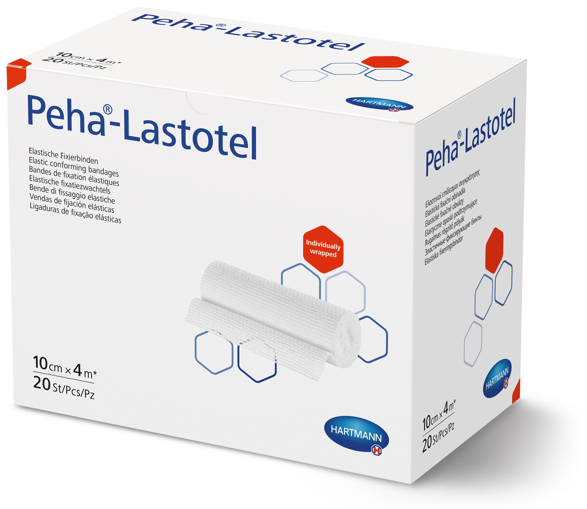 Fixierbinde Peha-Lastotel 10 cm x 4 m, 20 Stück