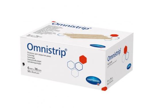 Wundnahtstreifen Omnistrip, 6 mm x 76 mm, 150 Stück