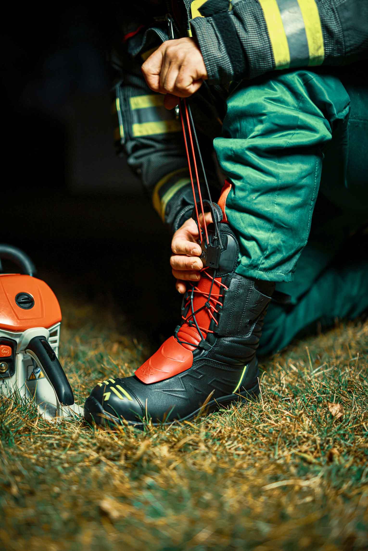 Feuerwehrstiefel FIRE EAGLE 2.0 Pro, Größe UK 14.5 / EU 50