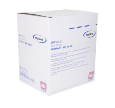 Mulltupfer MT MaiMed®, steril, 20 x 20 cm, 100x 2 Stück