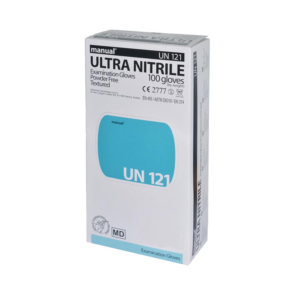 Einmalhandschuhe Manual Nitril UN 121, puderfrei, Größe XS, 100 Stück