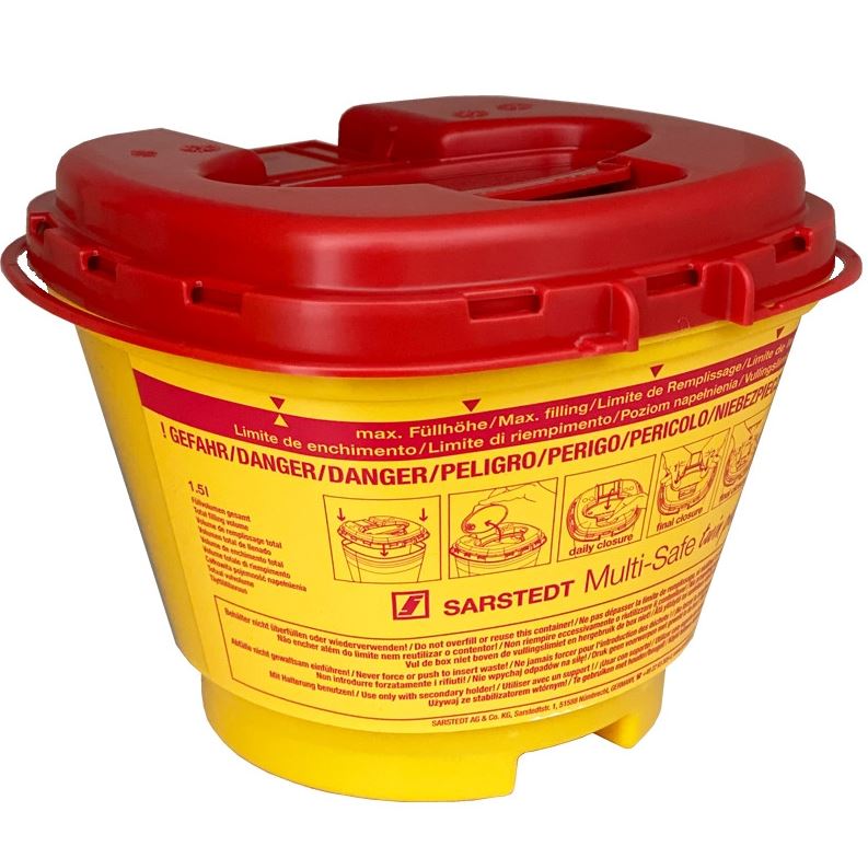 Kanülensammler, Multi-Safe twin plus 1500, 1,5 l
