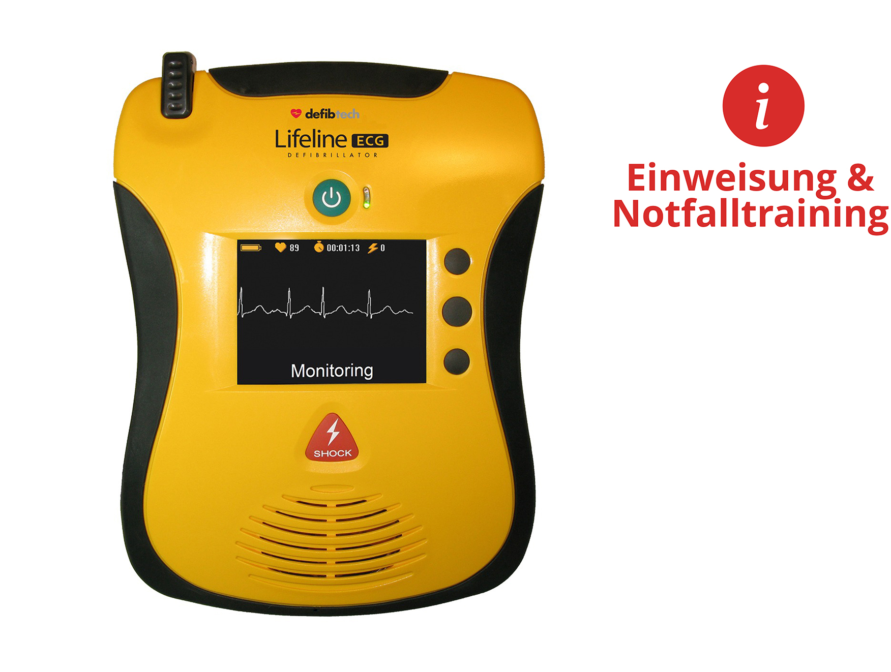 Defibtech AED Defibtech Lifeline ECG, Halbautomat, Notfalltraining inkl. Einweisung
