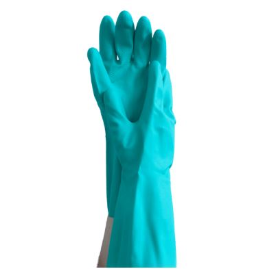 Schutzhandschuhe MaiMed® - safety touch nitril, grün, Größe L, 1 Paar