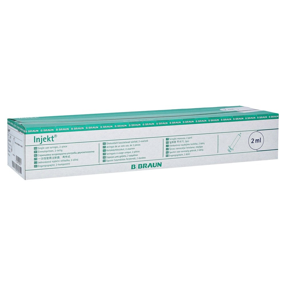 Einmalspritze Injekt® 2 ml, B.Braun, 100 Stück
