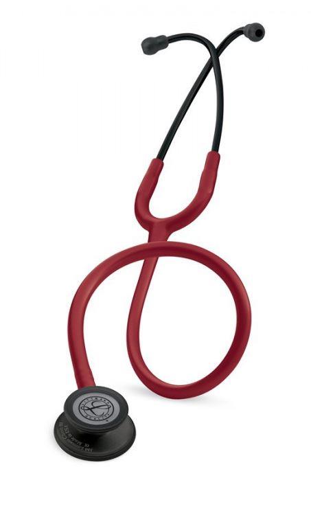 Stethoskop Littmann® Classic III, 69 cm, Black Edition, Burgund, 5868