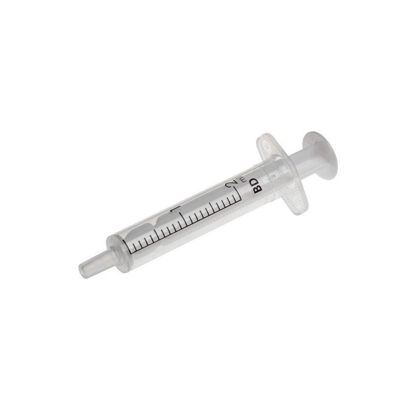 Einmalspritze BD Discardit II, 2 ml, Luer, 100 Stück